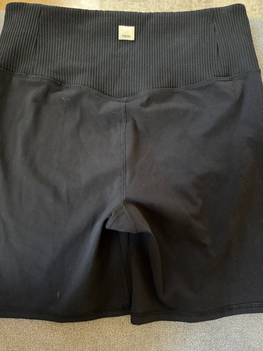 Vuori Black Rib-Waist Performance Shorts